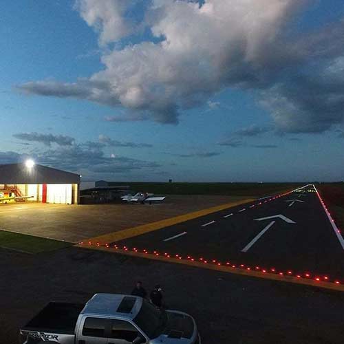 Application of Solar Cat Eyes Markers In Brazil Airport