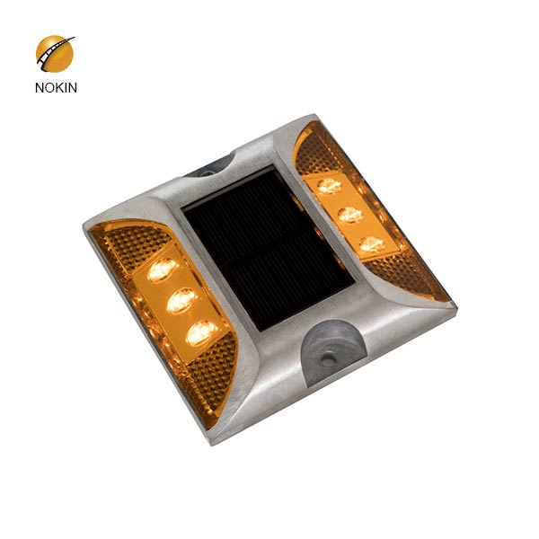 NOKIN 6 LEDs Aluminium Solar Cat Eyes NK-RS-D1