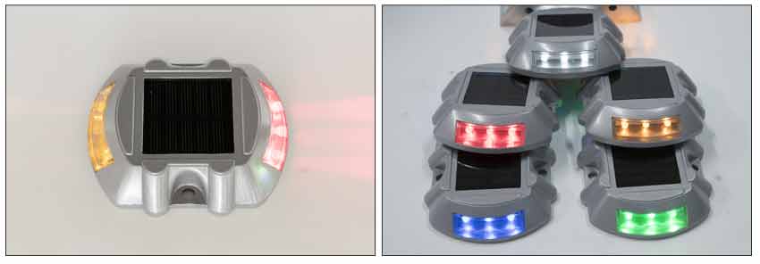 NOKIN Aluminium Flashing Solar Powered Cat Eyes